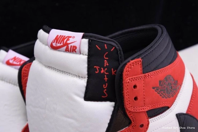 Kicked Out Shoe Store HIGH JORDAN TRAVIS CD4487 100(RED) X OG SCOTT 1 AIR RETRO - 0818